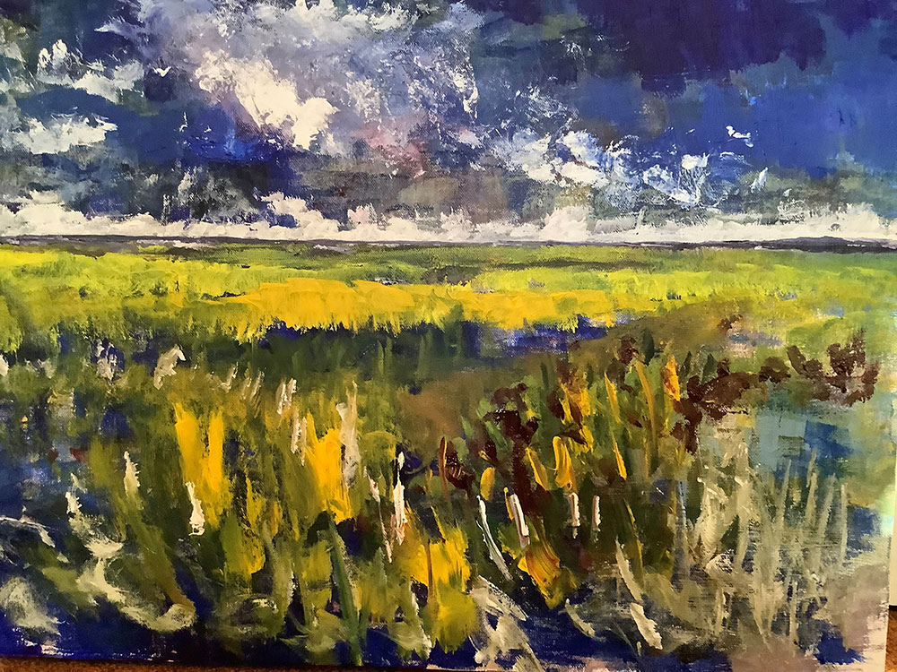 Wetland - a painting by Beverley Brenna